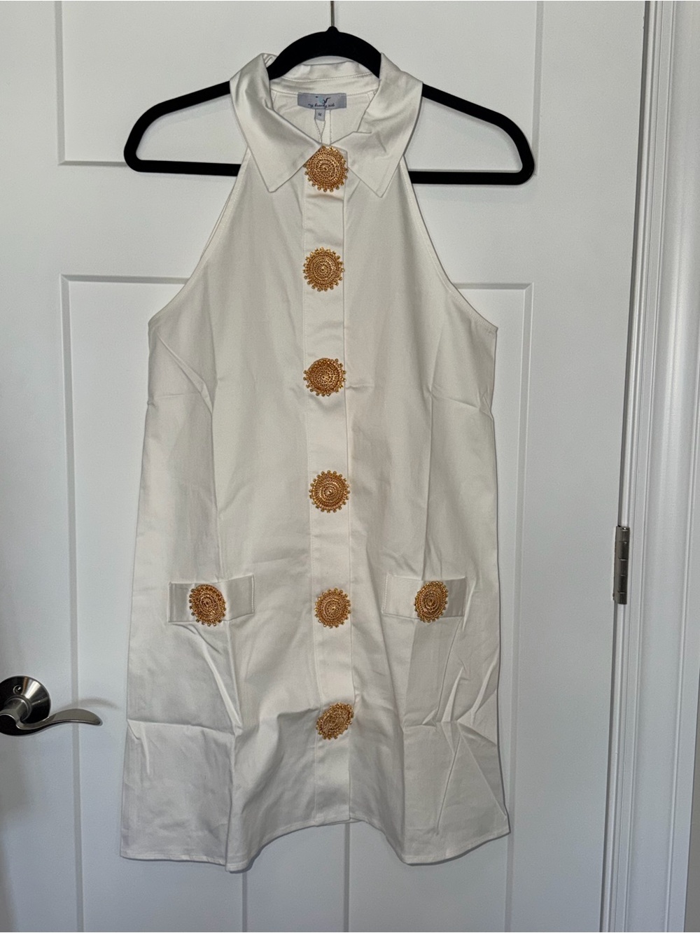 NWT My Beachy Side Amber Mini Dress - White - Picture 2 of 4